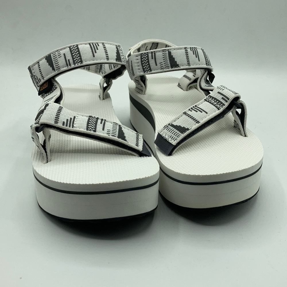 Teva Women's Flatform Chara Bright White Sandals